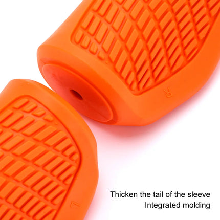 MTB Shockproof Anti-Slip Lockable Bicycle Grips  Ergonomic Rubber Ball Handle