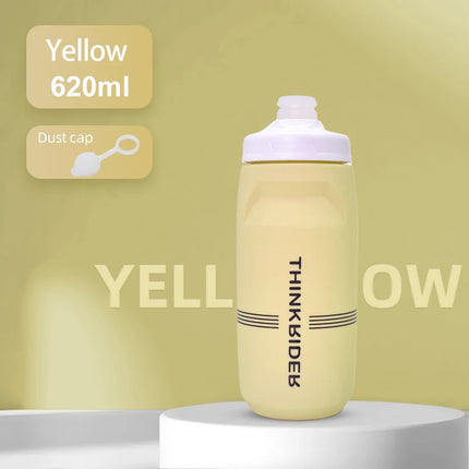 ThinkRider Bicycle Water Bottle  Large Capacity, Plastic, Portable, for MTB & Road Cycling