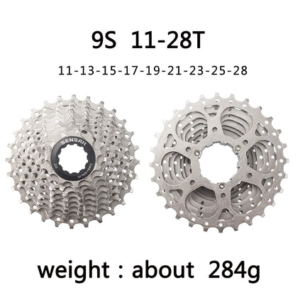 SENSAH Road Bike Cassette for 8/9/10/11 Speed, Compatible with HG Hub