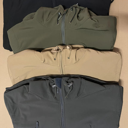 Men's Autumn Winter SoftShell Fleece Waterproof Jackets Male Hood Coats Fishing Hiking Camping Climbing Skiing Pants Trousers