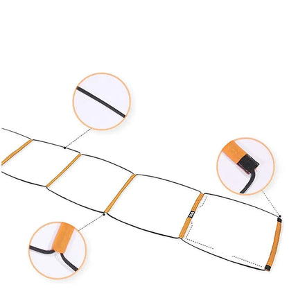 Dual-Purpose Soccer Agility & Jump Ladder