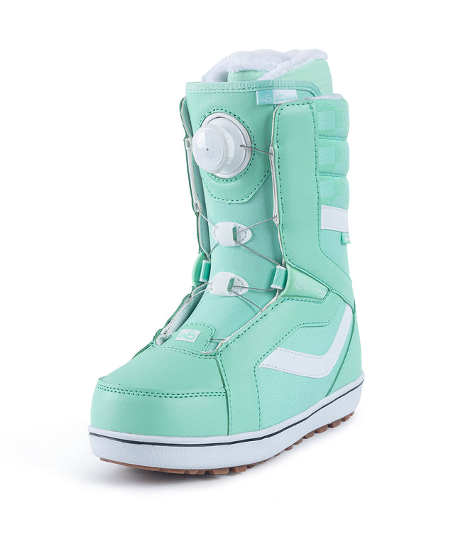 SNOWBOARD BOOTS - S5808 MINT GREEN STEEL WIRE STYLE