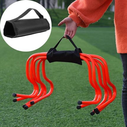 Soccer Training Equipment Carrier Set  Hurdles, Storage, and Cloth Container Wrapper