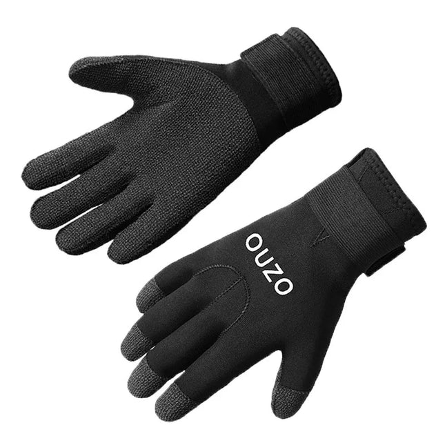 5mm Kevlar Diving Gloves - Warm, Scratch-Proof, for Fish Hunting, Scuba, Snorkeling