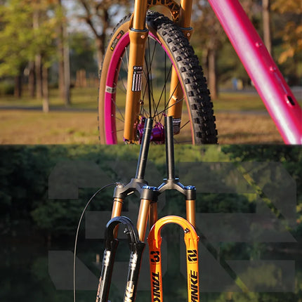 TANKE MTB Bike Fork  120mm Travel, Rebound Adjustable, Quick Release