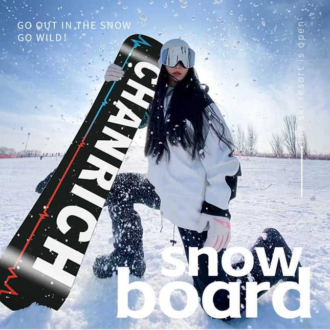 Professional Snowboard Classy All-Purpose Flat Rocker Comprehensive Male and Female Adult Flat Snowboard Ski Equipment High Quality Hardness 4 Ski Equipment for Young People