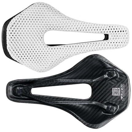 RYET 3D Printed Ultralight Carbon Saddle  Hollow, Comfortable Cushion for MTB & Road Racing