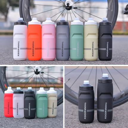 ThinkRider Bicycle Water Bottle  Large Capacity, Plastic, Portable, for MTB & Road Cycling