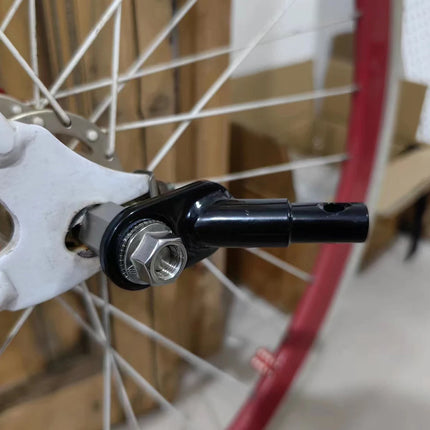 Stainless Steel Bicycle Axle Adapter  Easy-Install Trailer Hitch for Baby & Pet Bike Trailers