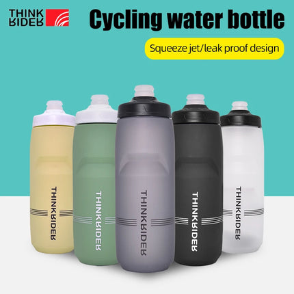 ThinkRider Bicycle Water Bottle  Large Capacity, Plastic, Portable, for MTB & Road Cycling