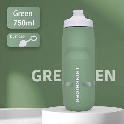 ThinkRider Bicycle Water Bottle  Large Capacity, Plastic, Portable, for MTB & Road Cycling
