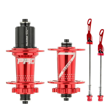 HASSNS PRO7 MTB Rear Hub 32/36 Holes Bearing Freehub with Quick Release, 6 Pawl, 7-12 Speed