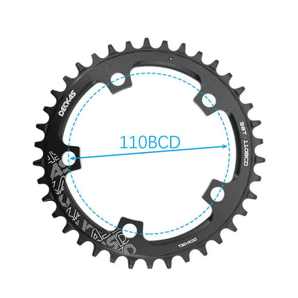 DECKAS 110BCD Chainring 36T-52T for Shimano SRAM 5 Bolt Road Bike Narrow Wide Crank