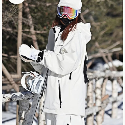 John Snow Ski Suit Women Men Professional Waterproof Windproof Snow Jacket And Pants Outdoor Winter Fashion Snowboarding Wear
