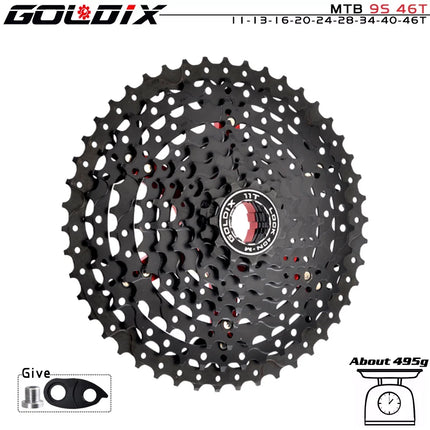 GOLDIX MTB Cassette 8/9/10/11/12 Speed 40-50T for Shimano/SRAM