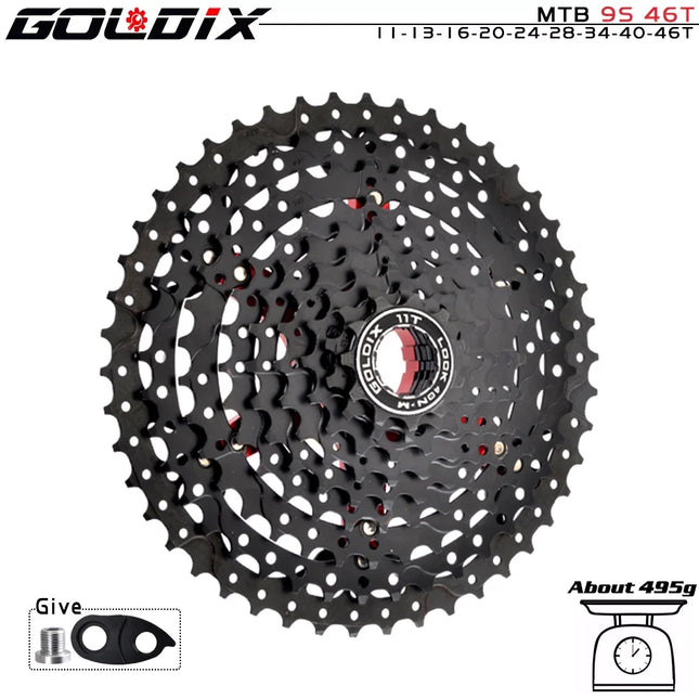 GOLDIX MTB Cassette 8/9/10/11/12 Speed 40-50T for Shimano/SRAM