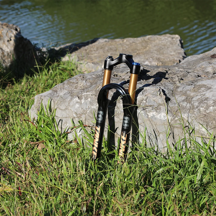 TANKE MTB Bike Fork  120mm Travel, Rebound Adjustable, Quick Release