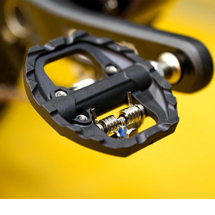 TANKE Mountain Bike Pedals SPD Dual Clipless & Flat Aluminum Pedals with 3 Sealed Bearings