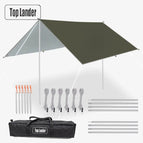 Olive Green Tarp Set
