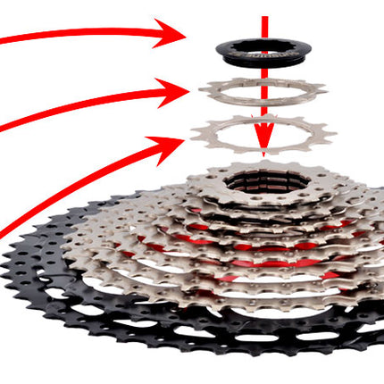 SUNSHINE Bicycle Cassette Freewheel Sprocket HG Structure for SHIMANO/SRAM