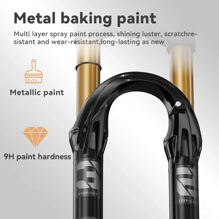 TANKE MTB Bike Fork  120mm Travel, Rebound Adjustable, Quick Release
