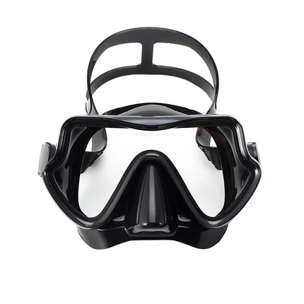 Diving Mask  Anti-Fog, HD, Tempered Glass, Silicone Skirt, with Nose Cover.