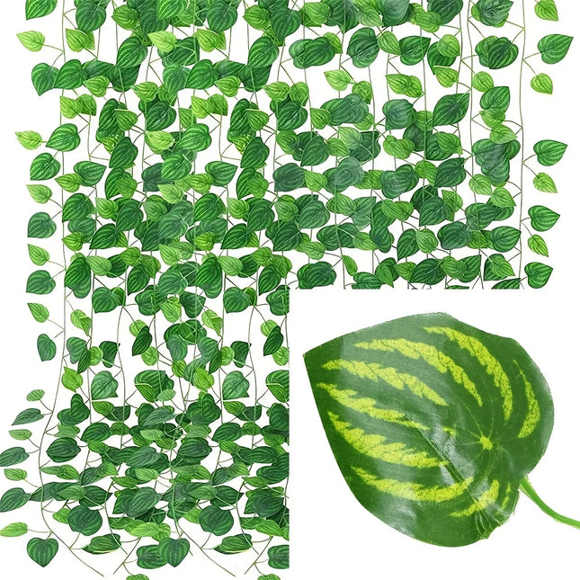 Artificial Green Ivy Vine  Hanging Garland for Garden