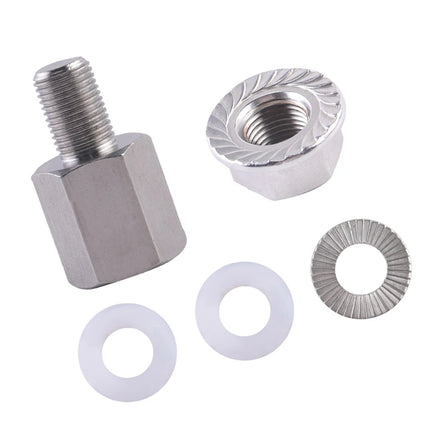 Stainless Steel Bicycle Axle Adapter  Easy-Install Trailer Hitch for Baby & Pet Bike Trailers