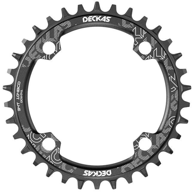 DECKAS 104BCD Chainring 32T-38T Round Narrow Wide MTB Bike Single Speed 11V/12V