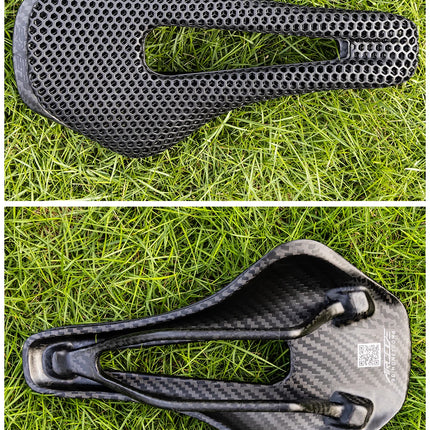 RYET 3D Printed Ultralight Carbon Saddle  Hollow, Comfortable Cushion for MTB & Road Racing