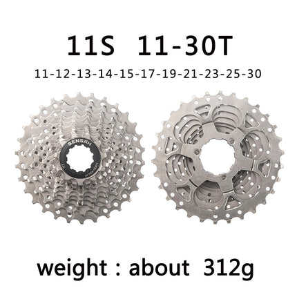 SENSAH Road Bike Cassette for 8/9/10/11 Speed, Compatible with HG Hub
