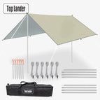 Light Khaki Tarp Set
