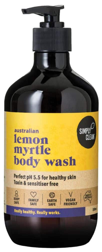SIMPLY CLEAN BODY WASH LEMON MYRTLE 500ML