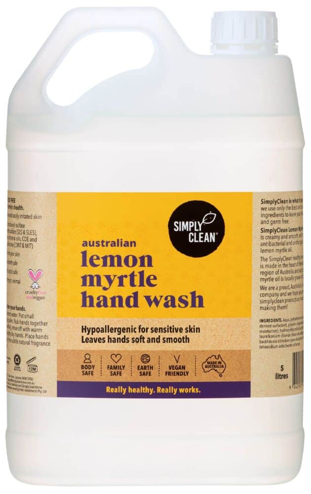 SIMPLY CLEAN HAND SOAP LEMON MYRTLE 5L