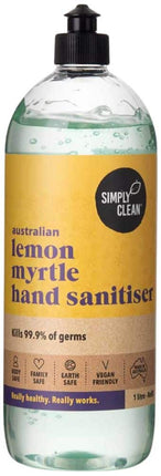 SIMPLY CLEAN HAND SANITISER LEMON MYRTLE 1L