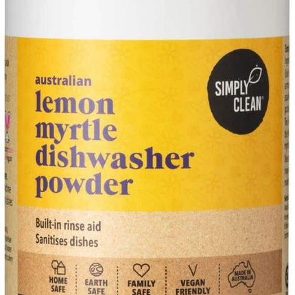 SIMPLY CLEAN DISHWASHER POWDER LEMON MYRTLE 1KG