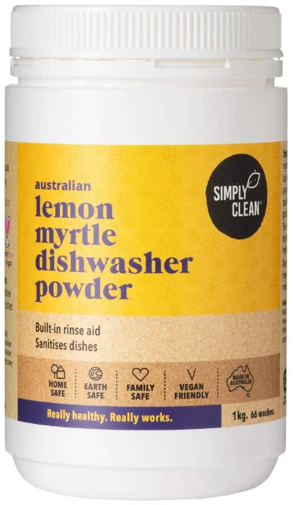 SIMPLY CLEAN DISHWASHER POWDER LEMON MYRTLE 1KG