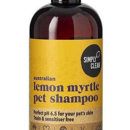SIMPLY CLEAN PET SHAMPOO LEMON MYRTLE 250ML