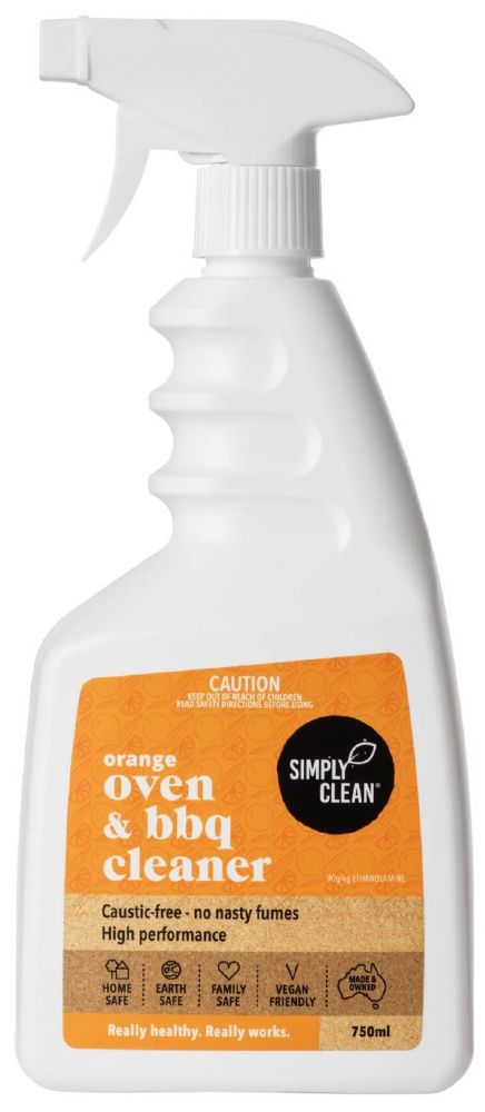 SIMPLY CLEAN OVEN & BBQ CLEANER ORANGE 750ML