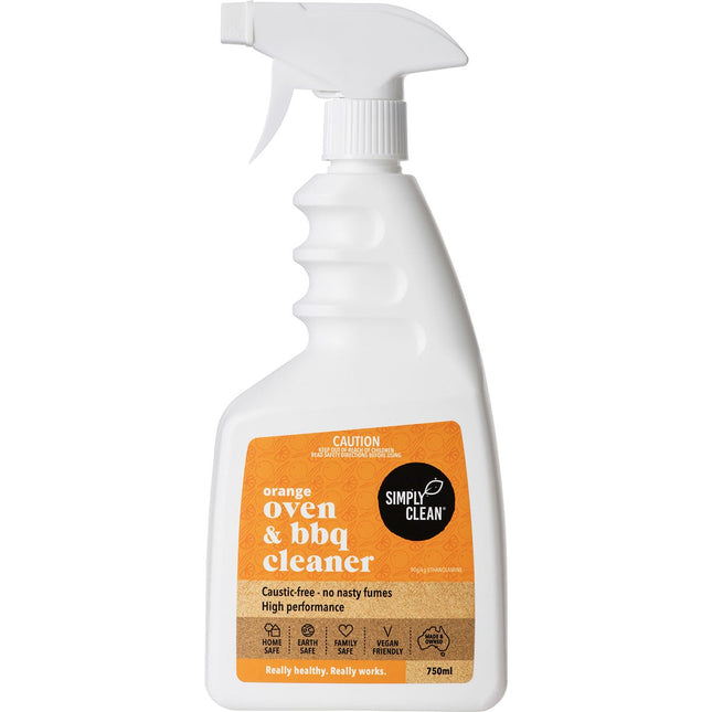 SIMPLY CLEAN Oven & BBQ Cleaner Orange 750ml | Cleaning Spray