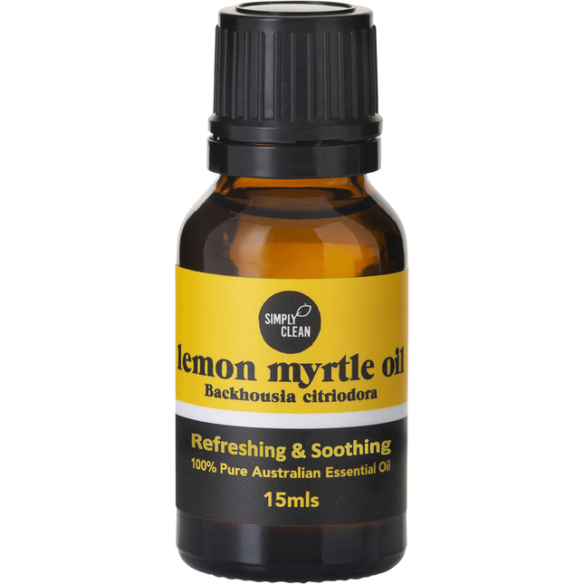 Simply Clean Lemon Myrtle Essential Oil 15ml