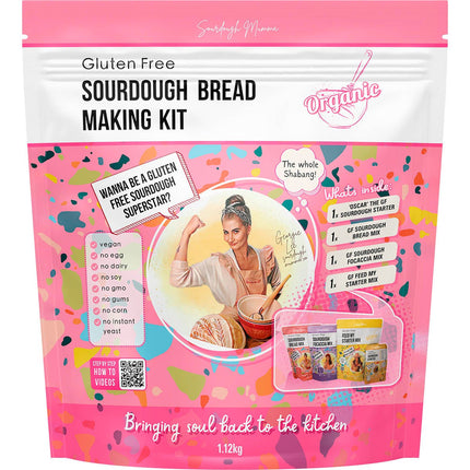 SOURDOUGH MUMMA Sourdough Bread Making Kit Gluten Free 1.12kg | Baking Ingredient