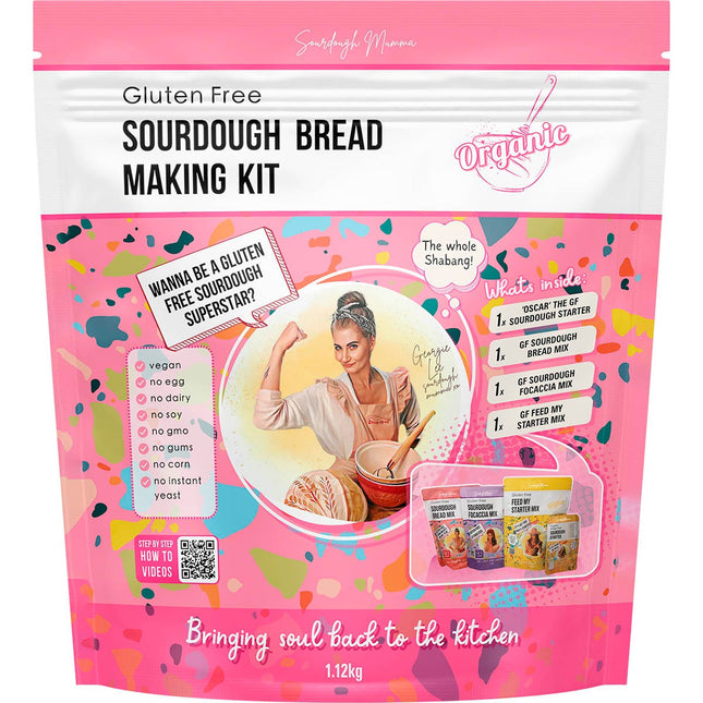 SOURDOUGH MUMMA Sourdough Bread Making Kit Gluten Free 1.12kg | Baking Ingredient