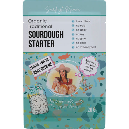SOURDOUGH MUMMA Sourdough Starter Traditional 20g | Baking Ingredient