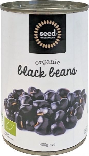 SEED ORGANIC BLACK BEANS 400G