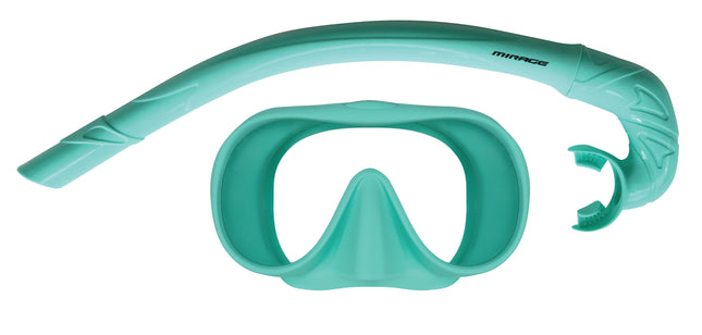 Mirage SUNSETS Adult Mask & Snorkel Set - Aqua