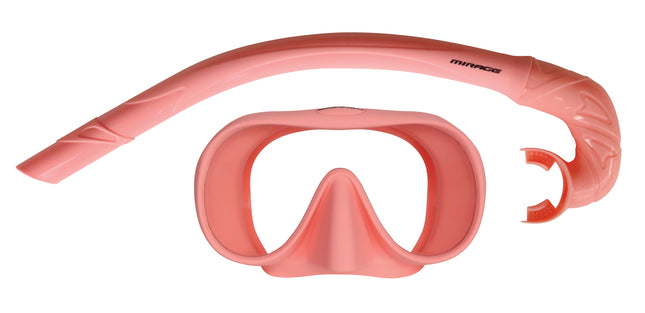Mirage SUNSETS Adult Mask & Snorkel Set - Coral