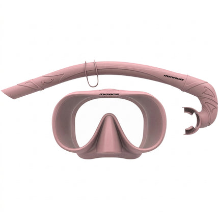 Mirage SUNSETS Adult Mask & Snorkel Set - Dusty Pink