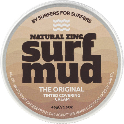 SURFMUD Natural Zinc Tinted Covering Cream 45g | Mineral Supplement