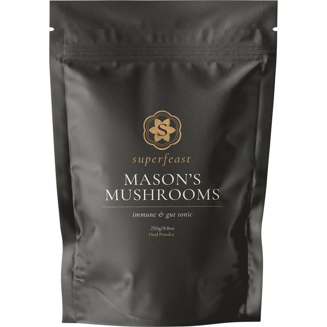 SuperFeast Mason's Mushrooms Immune & Gut Tonic 250g